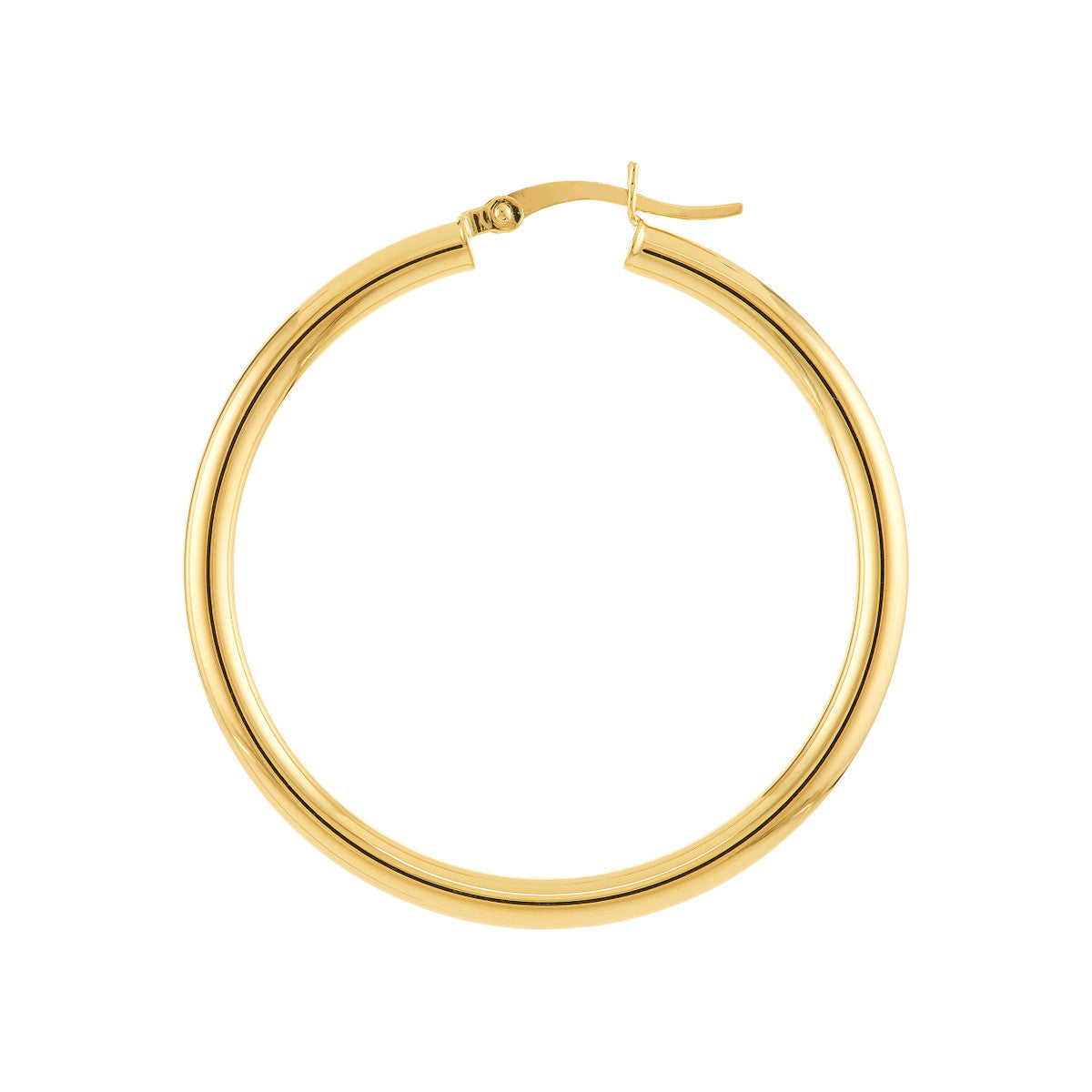Midas | 14K Yellow Gold 40mm Polished Hoops