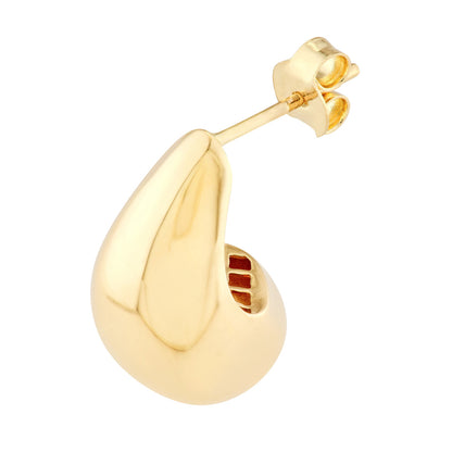Midas | 14K Yellow Gold Teardrop Dome Earrings