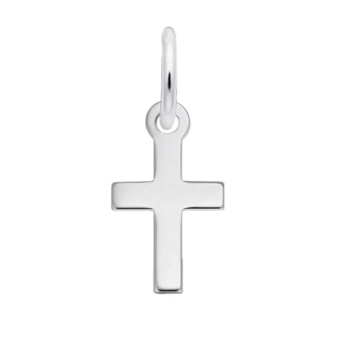 Small Plain Cross Charm