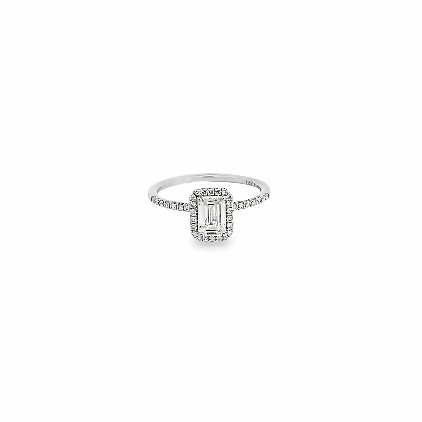 Jenny - 14K White Gold Engagement Ring