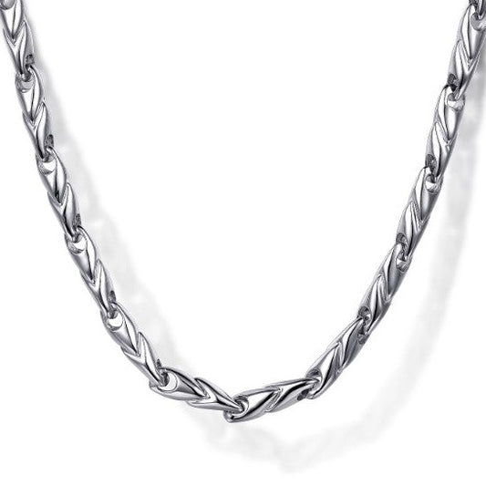Gabriel & Co | 24" 925 Sterling Silver Men's Chain Necklace