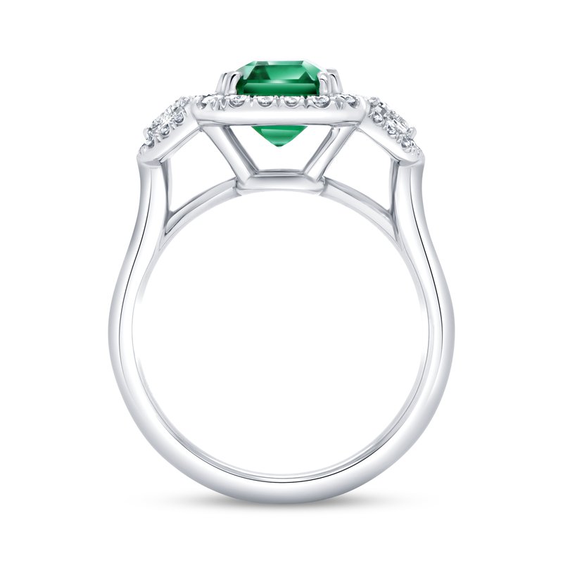 Precious Collection Emerald Diamond Ring
