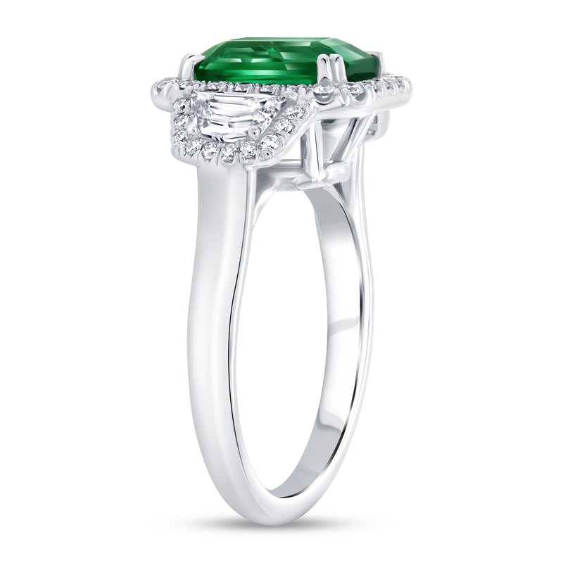 Precious Collection Emerald Diamond Ring