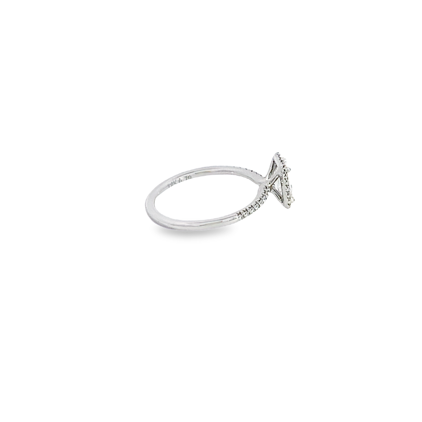 Jenny - 14K White Gold Engagement Ring