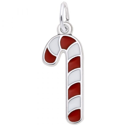 Rembrandt Charms | Red & White Candy Cane Charm