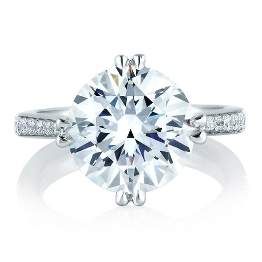 Round Diamond Solitaire Engagement Ring