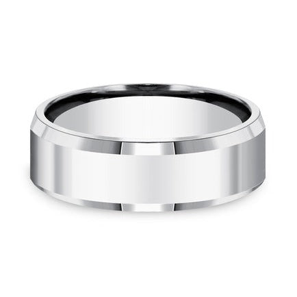 Comfort-Fit Polished Cobalt Wedding Band