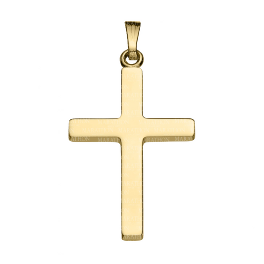 14K Gold Filled Plain Cross Necklace