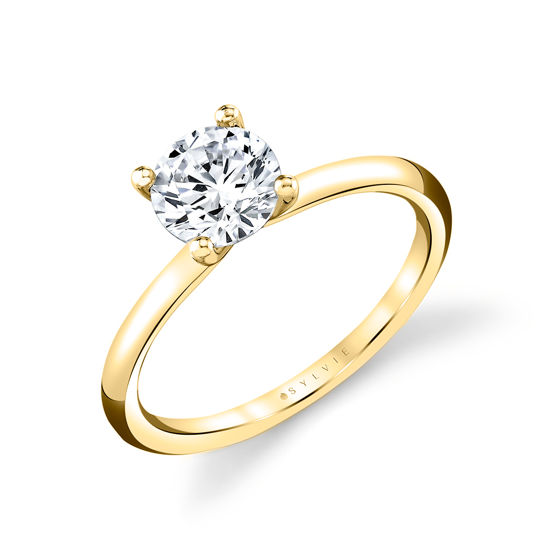 Amelia - 14K Yellow Gold Engagement Ring