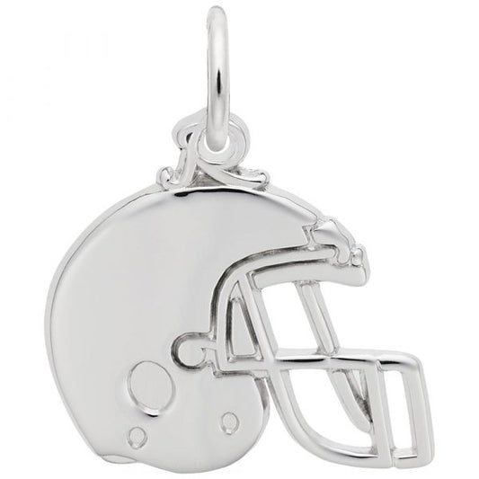 Flat Football Helmet Charm