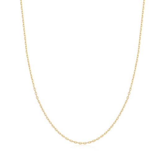 Gold Mini Link Charm Necklace