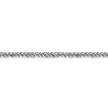 925 Sterling Silver Men's Wheat Chain Bracelet