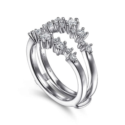 Gabriel & Co | 14K White Gold Diamond Ring Enhancer - 0.5 ct