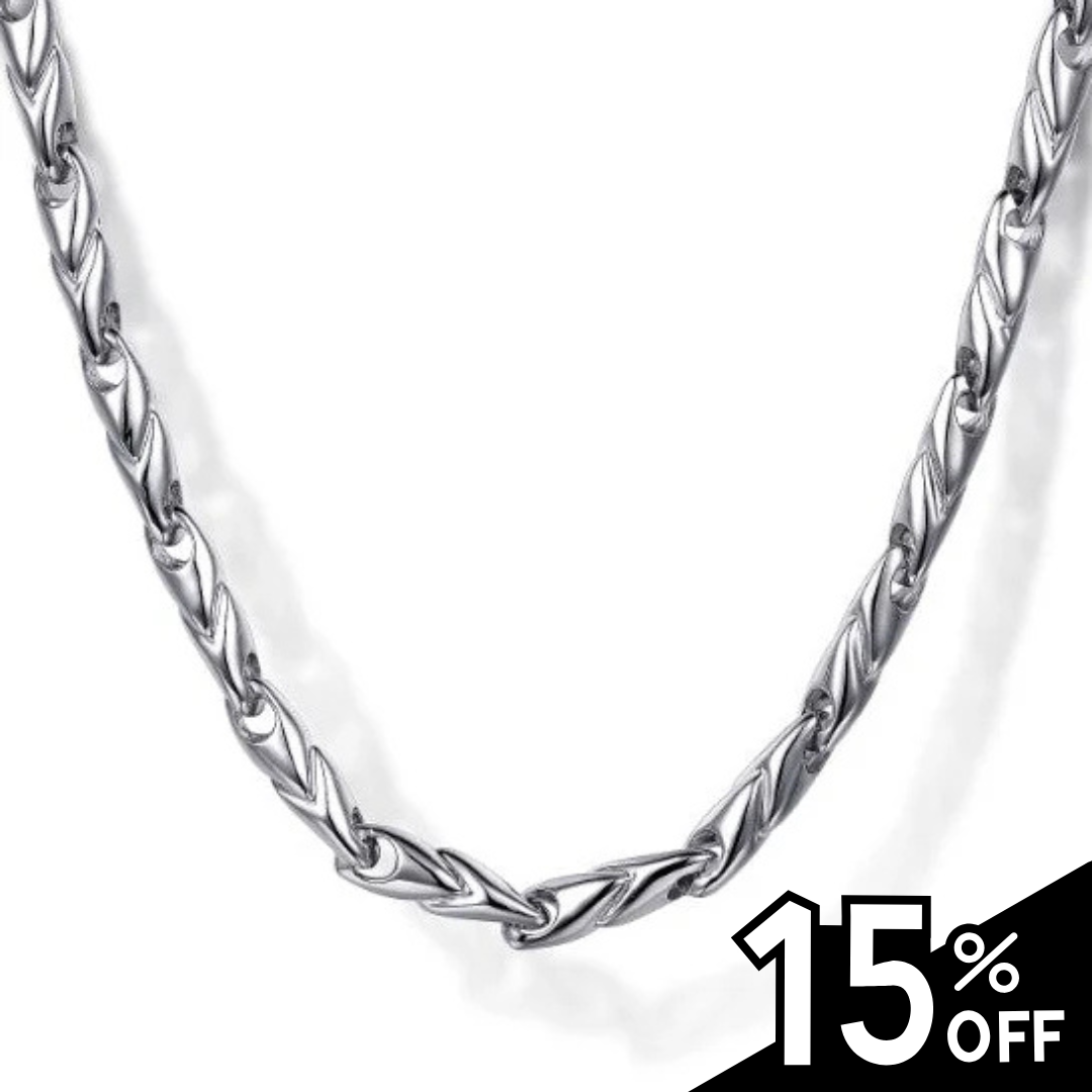 24" 925 Sterling Silver Men's Chain Necklace