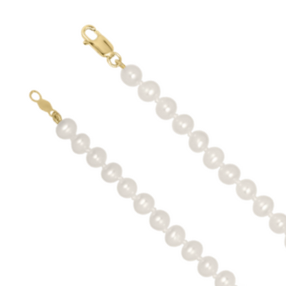 Marathon | 14K Yellow Gold Children's Pearl Bracelet