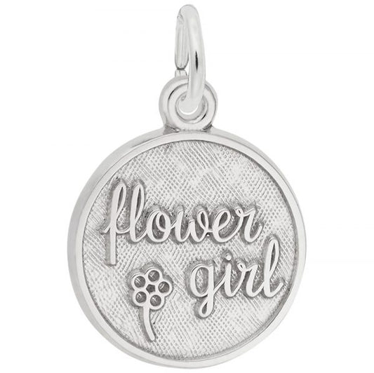 Flower Girl Disc Charm