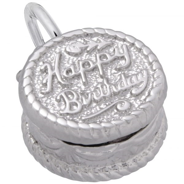 Happy Birthday Cake Charm