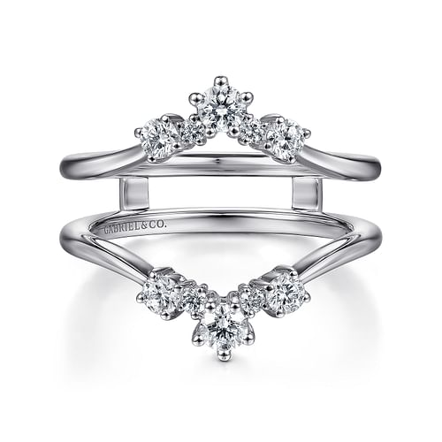 Gabriel & Co | 14K White Gold Diamond Ring Enhancer - 0.5 ct