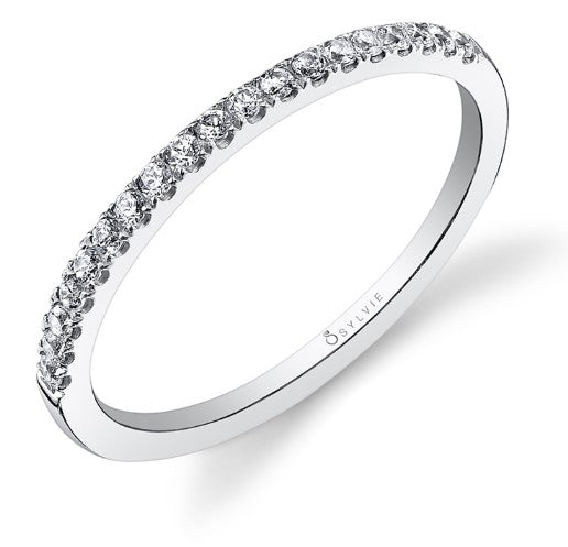 Classic White Gold Wedding Band