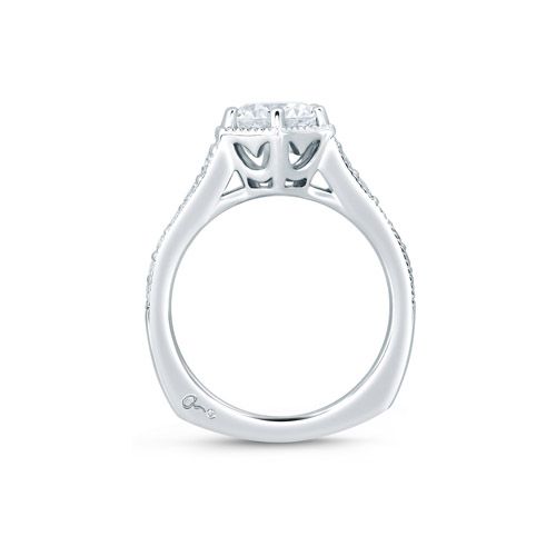 A. Jaffe | Pave Diamond Engagement Ring