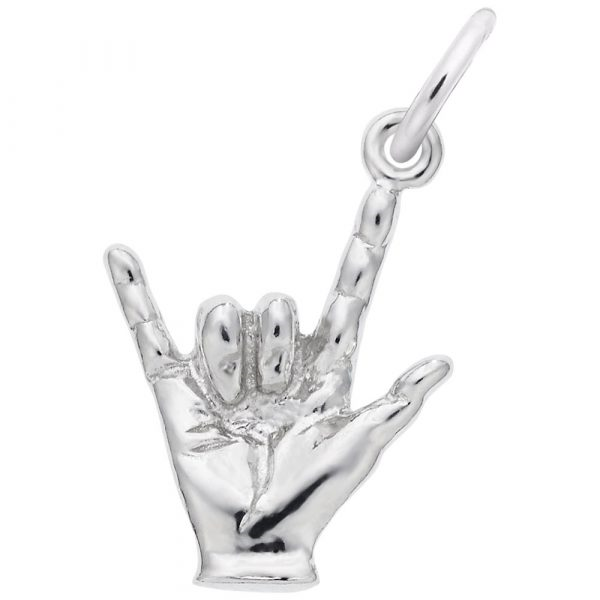 I Love You Hand Sign Charm