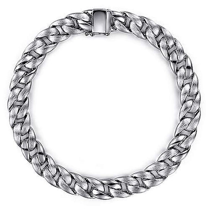 925 Sterling Silver Heavy Chain Bracelet