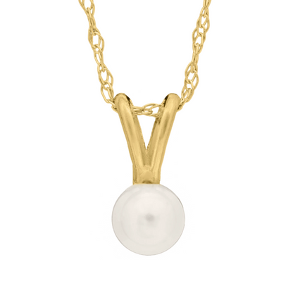 14K Gold Pearl Necklace