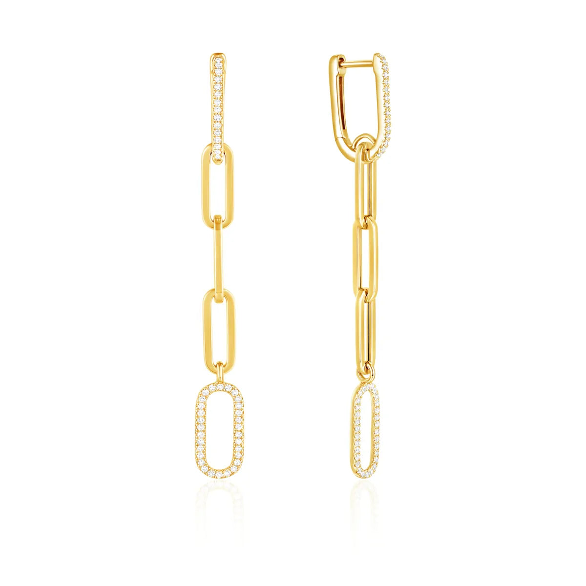 Luvente | Chain Dangle Earrings