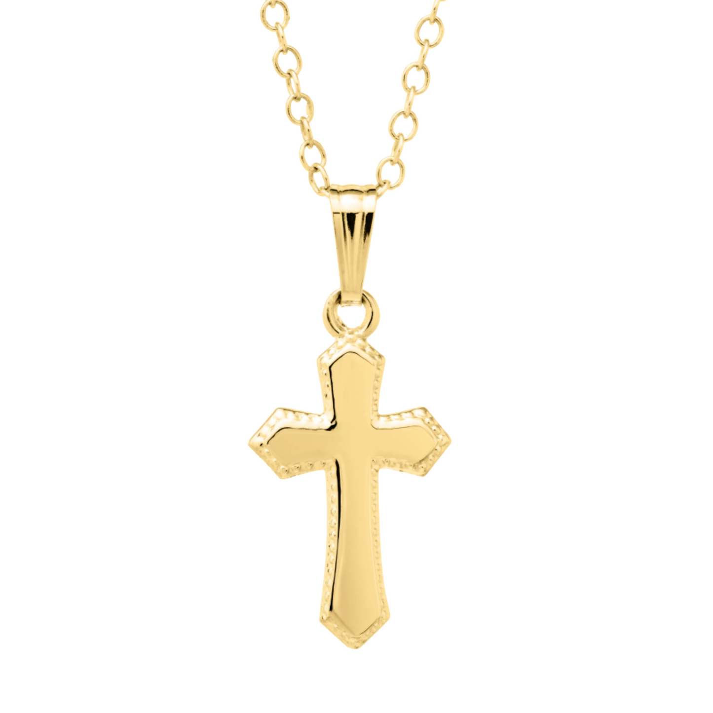 14K Gold Filled Children's Cross Necklace