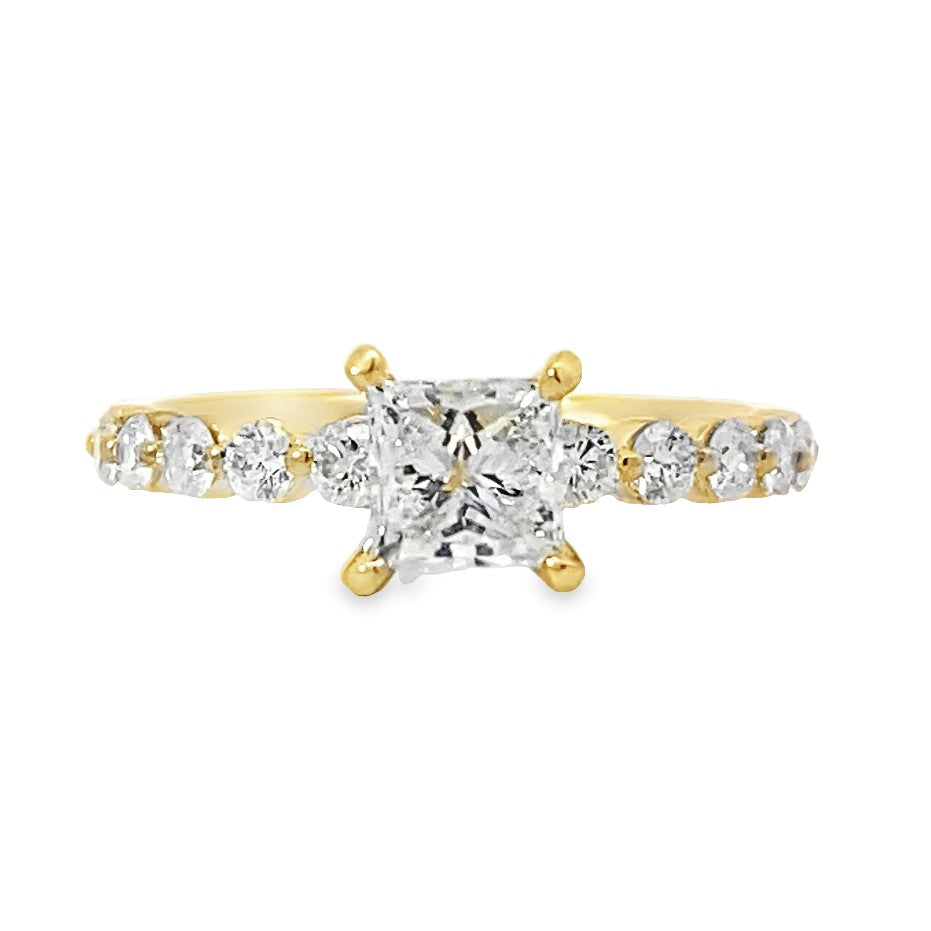 Sylvie | Princess Cut Engagement Ring