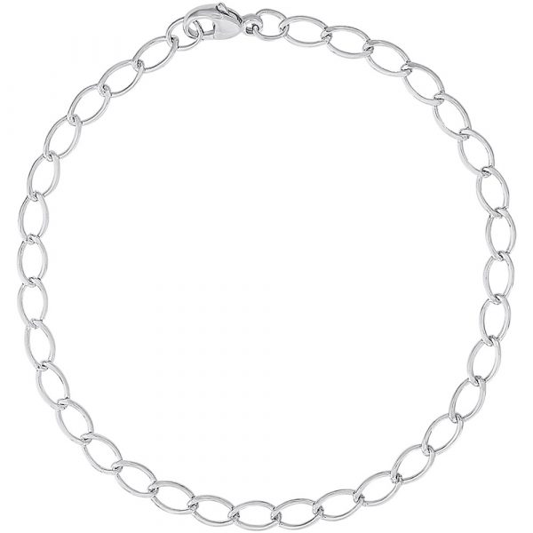 Petite Elongated Oval Link Classic Bracelet