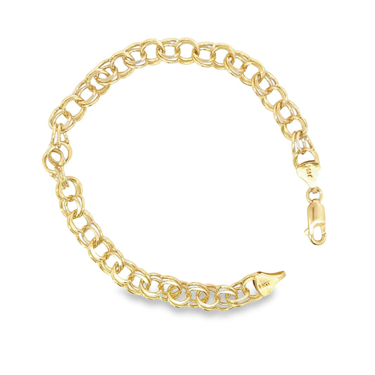 Kirkland Jewelry Estate | 14K Yellow Gold 8" Charm Bracelet