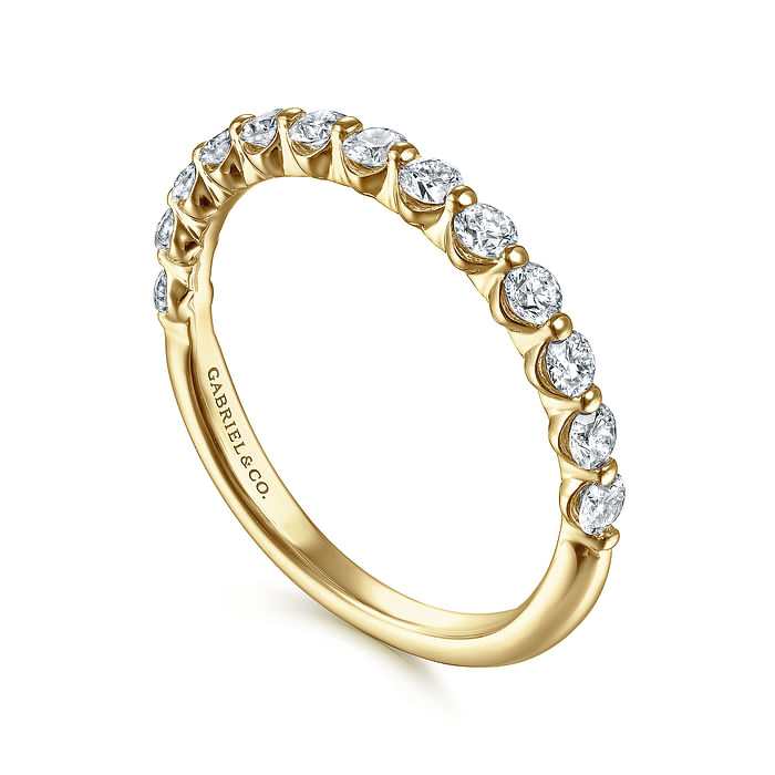 14K Yellow Gold Diamond Ladies Ring