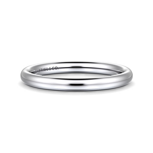 14K White Gold Matching Wedding Band