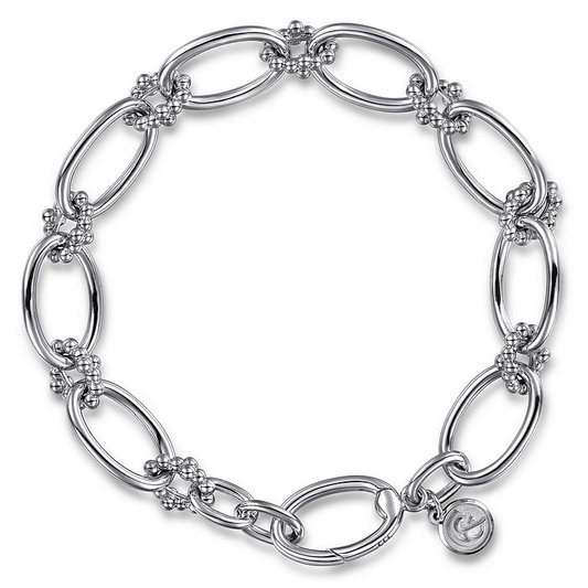 925 Sterling Silver Bujukan Link Bracelect