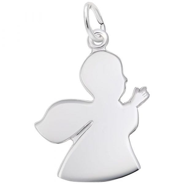 Rembrandt Charms | Large Guardian Angel Charm