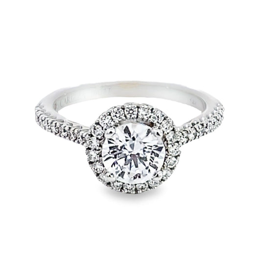 14K Yellow-White Gold DIamond Engagement Ring