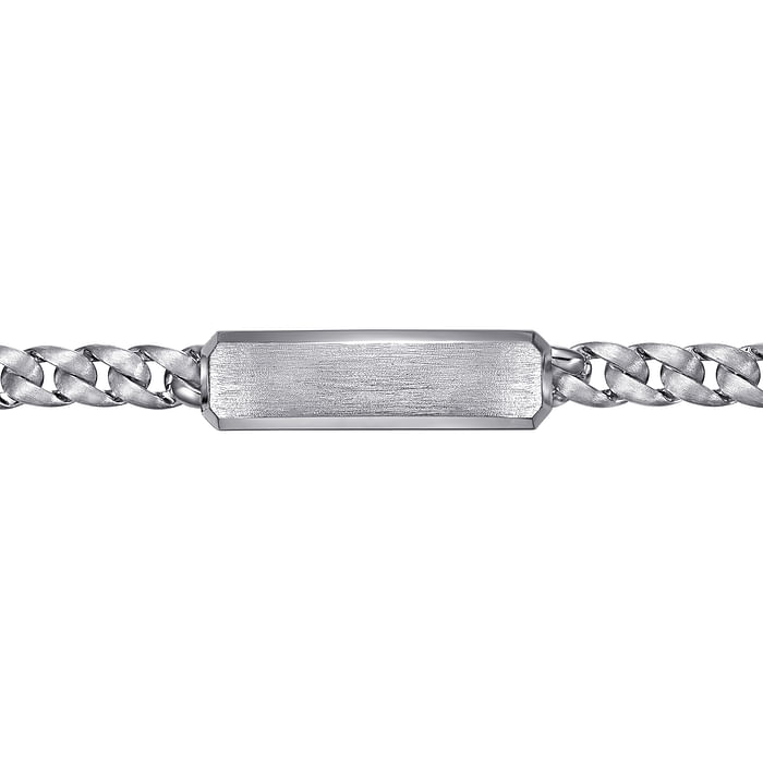 NKlaus Bracciale Uomo E Donna In Argento 925 – Catena Luna 21 Cm, Larghezza 6 Mm – Design Squisito