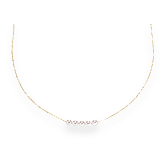 Uniform 14K Yellow Gold Add A Pearl Necklace