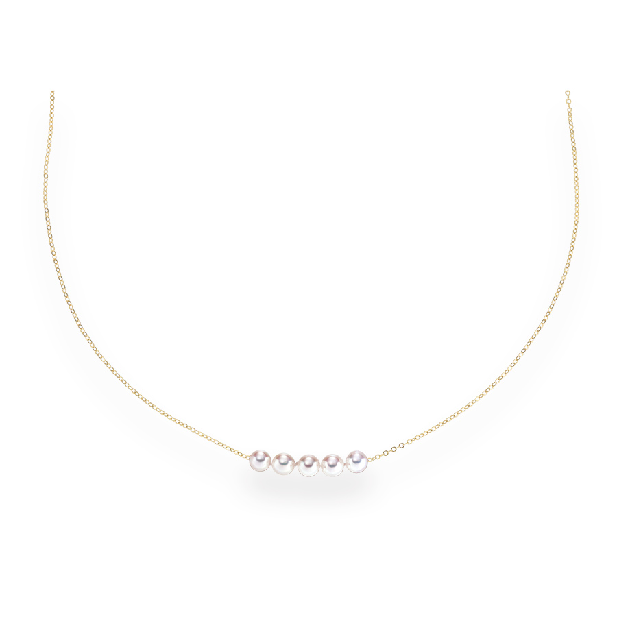 Uniform 14K Yellow Gold Add A Pearl Necklace