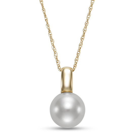 Freshwater Pearl Chunky Pendant Necklace