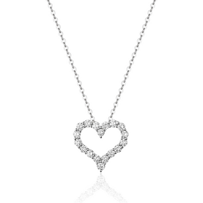 Mini Heart Diamond Necklace