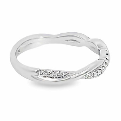 Intertwined Diamond Band