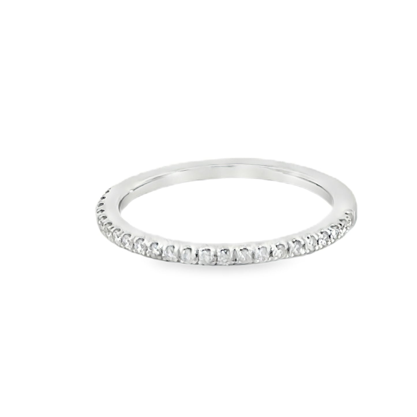 14K White Gold Diamond Ring - 0.17 Carats