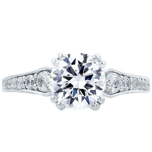 A. Jaffe | Round Diamond Center Solitaire Engagement Ring