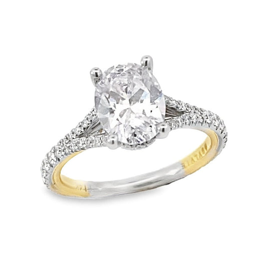 Sylvie | Oval Diamond Engagement Ring