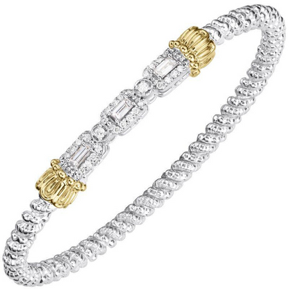 Vahan | Diamond Baguette Bangle