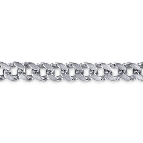 925 Sterling Silver Men’s Solid Cuban Link Chain Bracelet (10MM, Size 8)