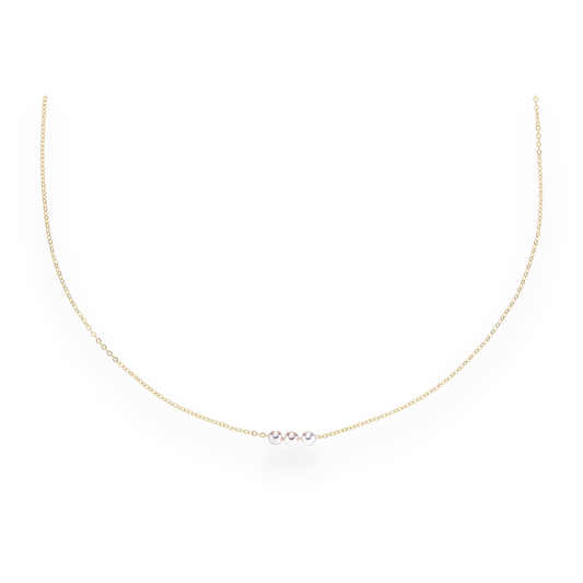 14K Yellow Gold Uniform Add A Cultured Pearl Necklace