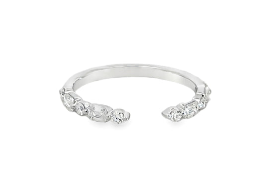 14K White Gold Ring - 0.47 Carats